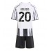 Juventus Lois Openda #20 Hjemmedraktsett Barn 2025-26 Korte ermer (+ Korte bukser)